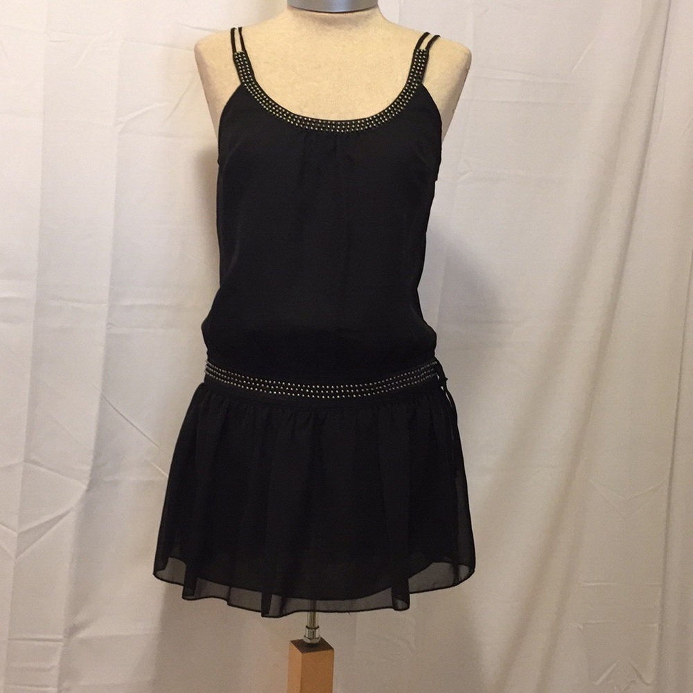 Guess Black w/silver beads Concert/Festival Dress